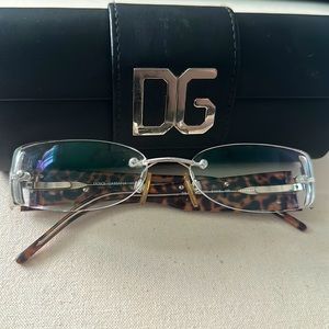 DOLCE & GABBANA 1102 Women’s Script Eyeglasses 077 51-16-130